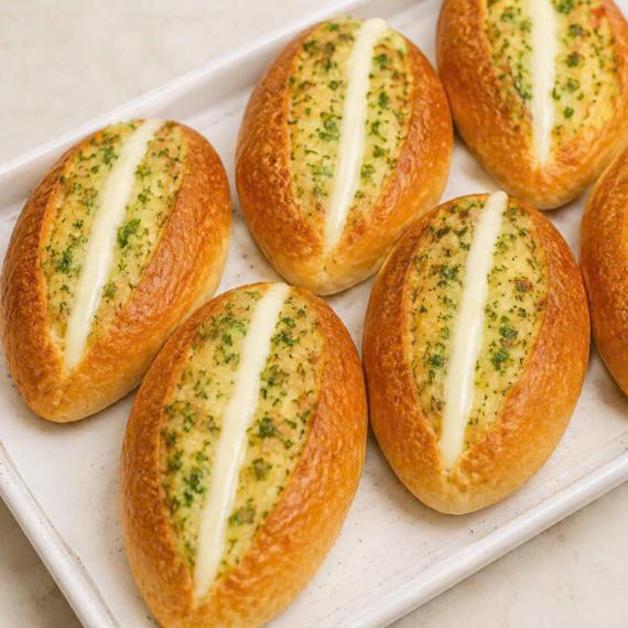 CÔNG THỨC BÁNH MÌ BƠ TỎI PHÔ MAI