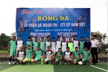 FOOTBALL FRIENDLY BETWEEN AB MAURI VIETNAM CO., LTD AND NAM VIET JOINT STOCK COMPANY
